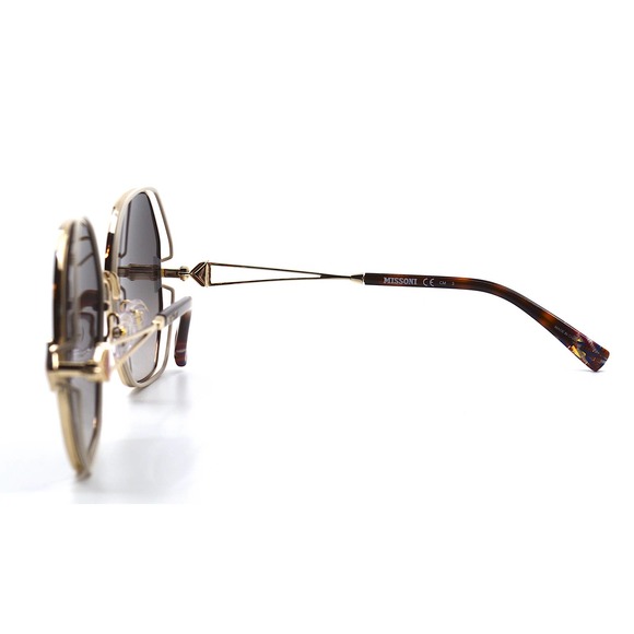 MISSONI MIS 0075/S Y3R GOLD IVORY BROWN GRADIENT AUTHENTIC SUNGLASSES - Picture 10 of 13